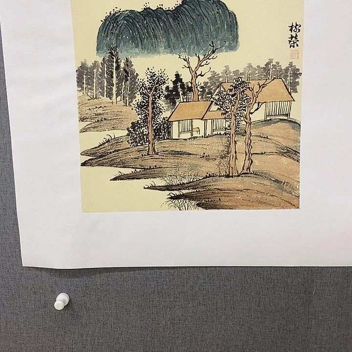 星***灯国画手写手绘作品66