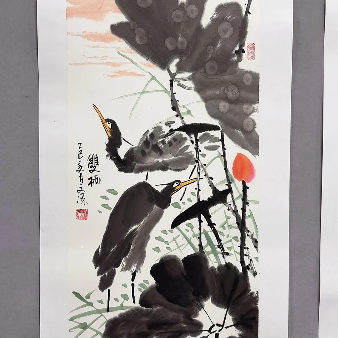 国画亲笔手绘放心去藏