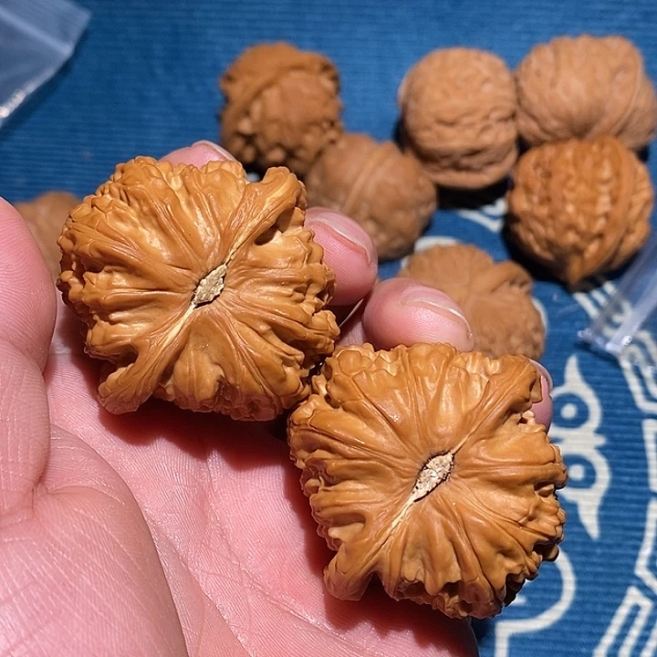 陈***祝桃核吊坠白狮子头