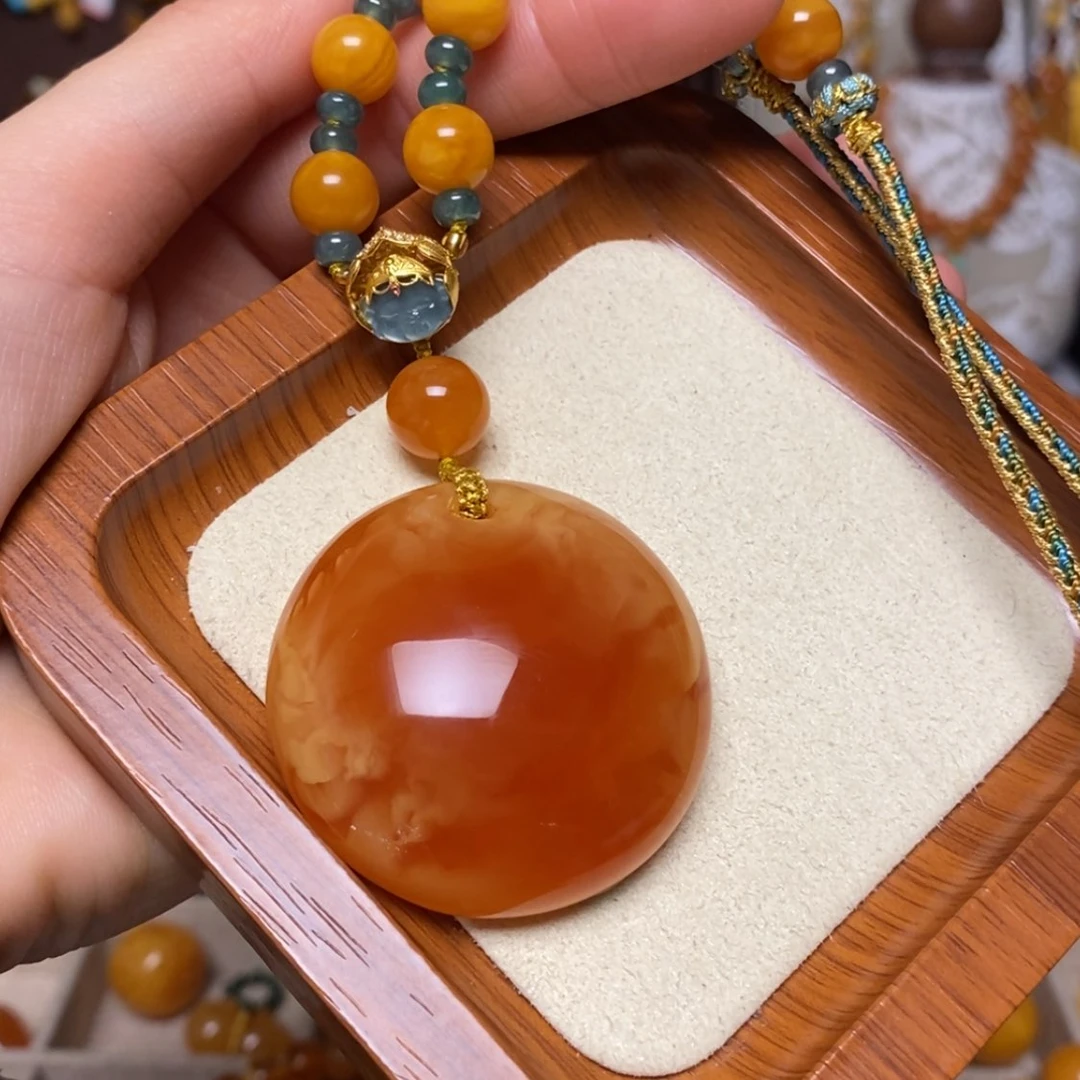 【闪购商品】蜜蜡颈饰未镶嵌项链