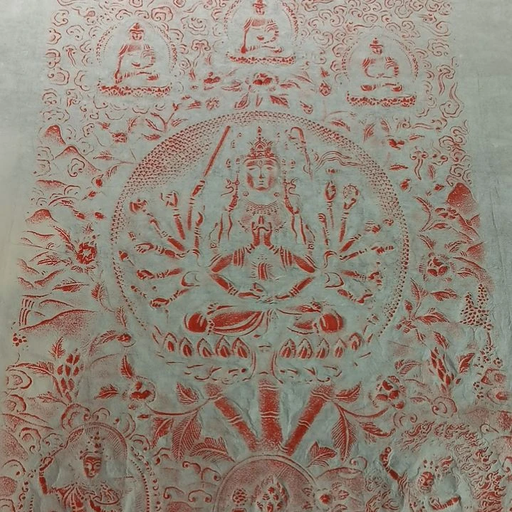 昌化石印石千手观音