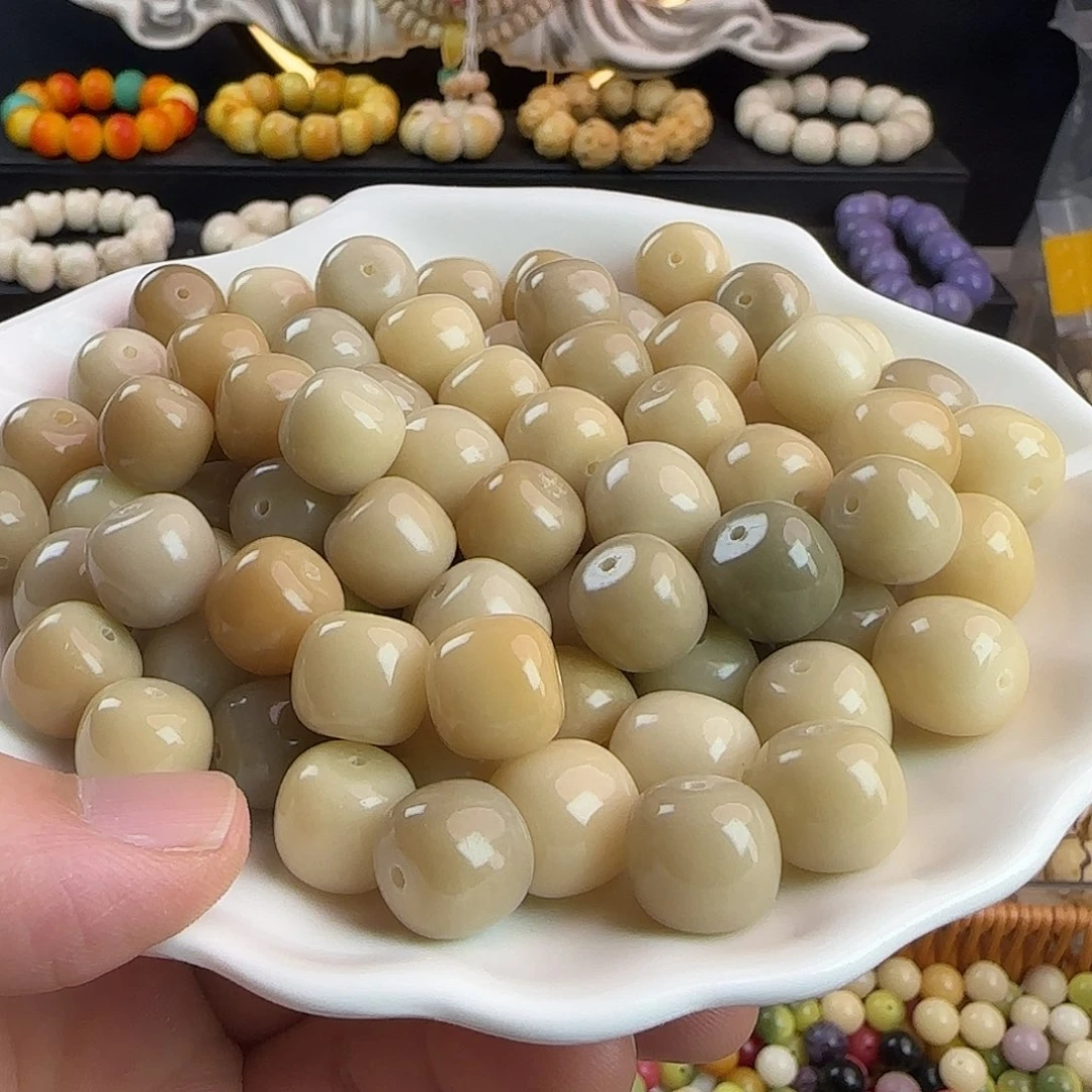 手串菩提根/象牙果卡13天空之镜桶玻璃底500颗批发