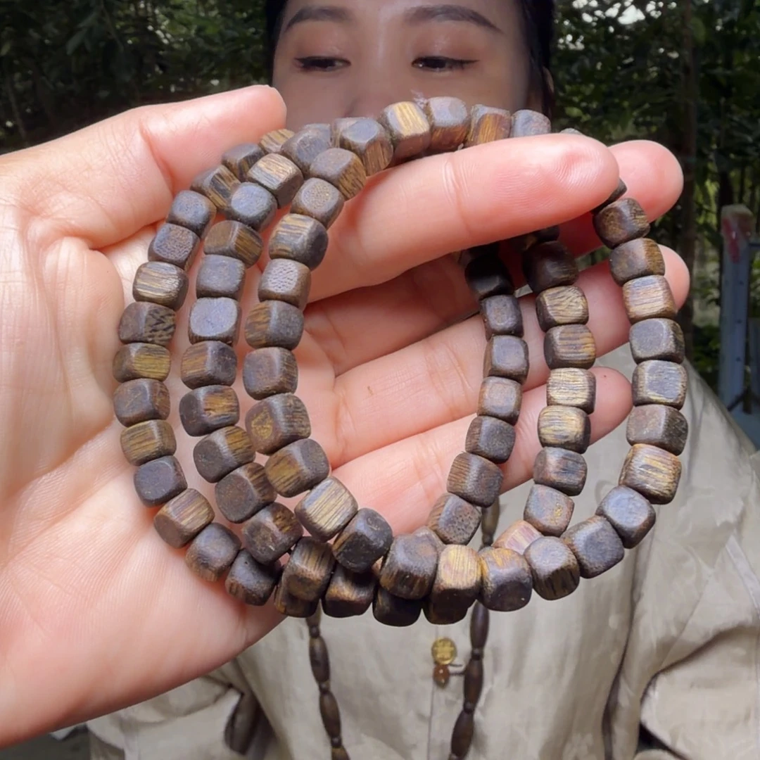 手串沉香莺歌绿奇南虎斑紫奇方糖珠多样性发其一0.8