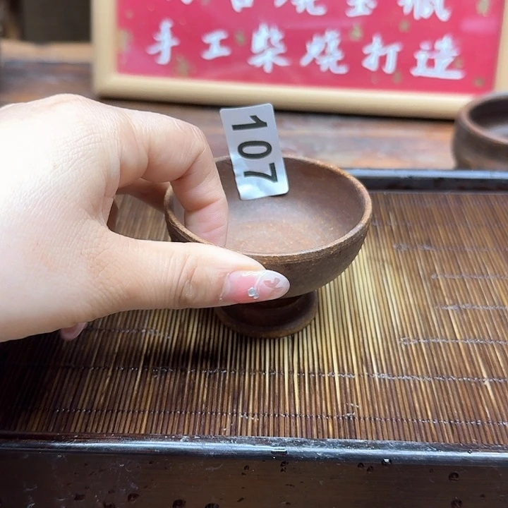 纯手工制作粗陶茶具
