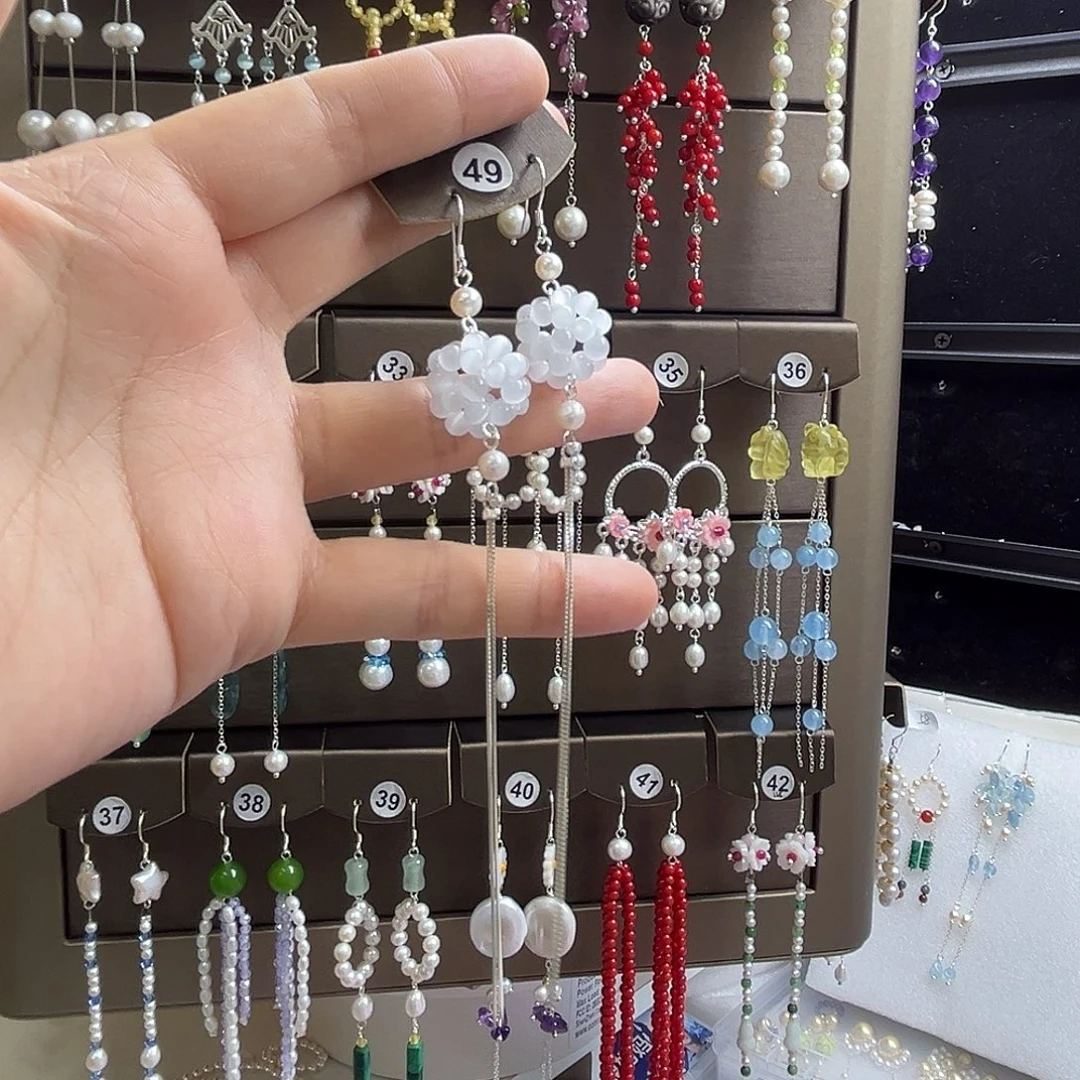 逍***遥925银博雅手作S925纯银耳饰