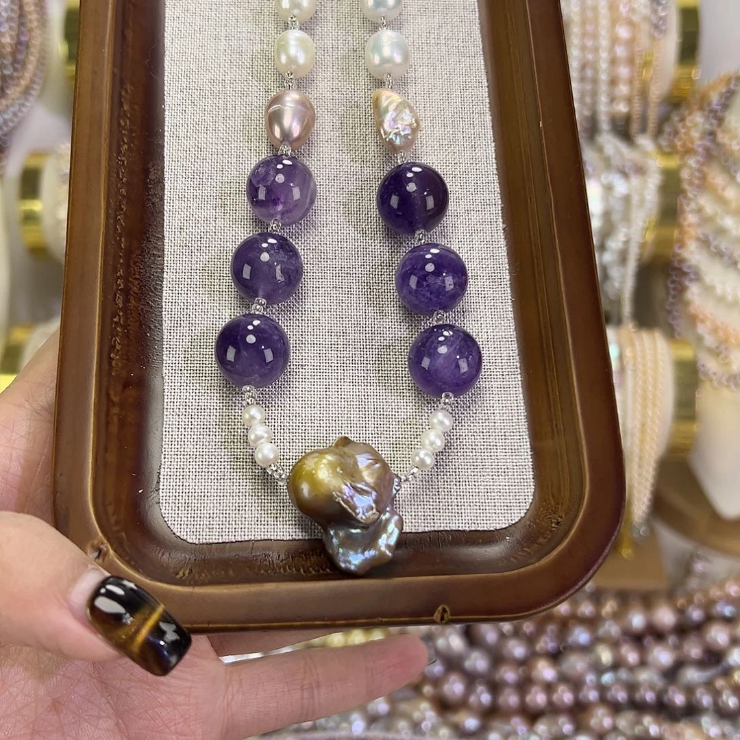 淡水珍珠手绳钛钢