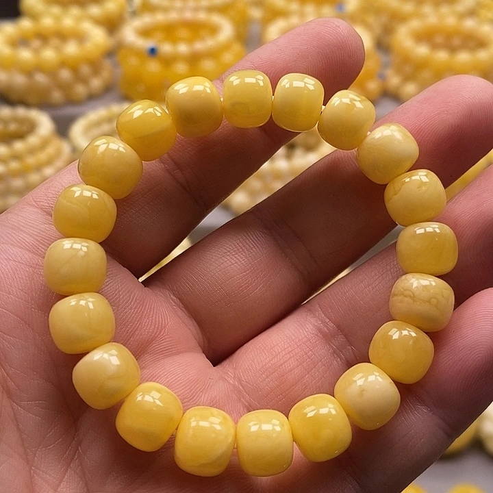 琥珀未镶嵌手链手串