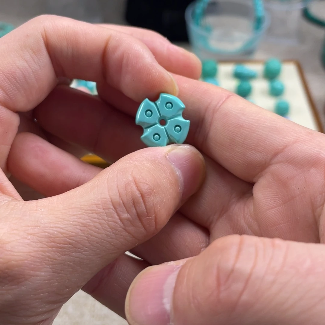 原生态湖北矿小配饰，直径15