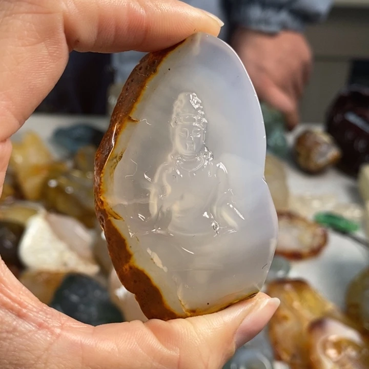 玛瑙/玉髓吊坠(不含链)未镶嵌