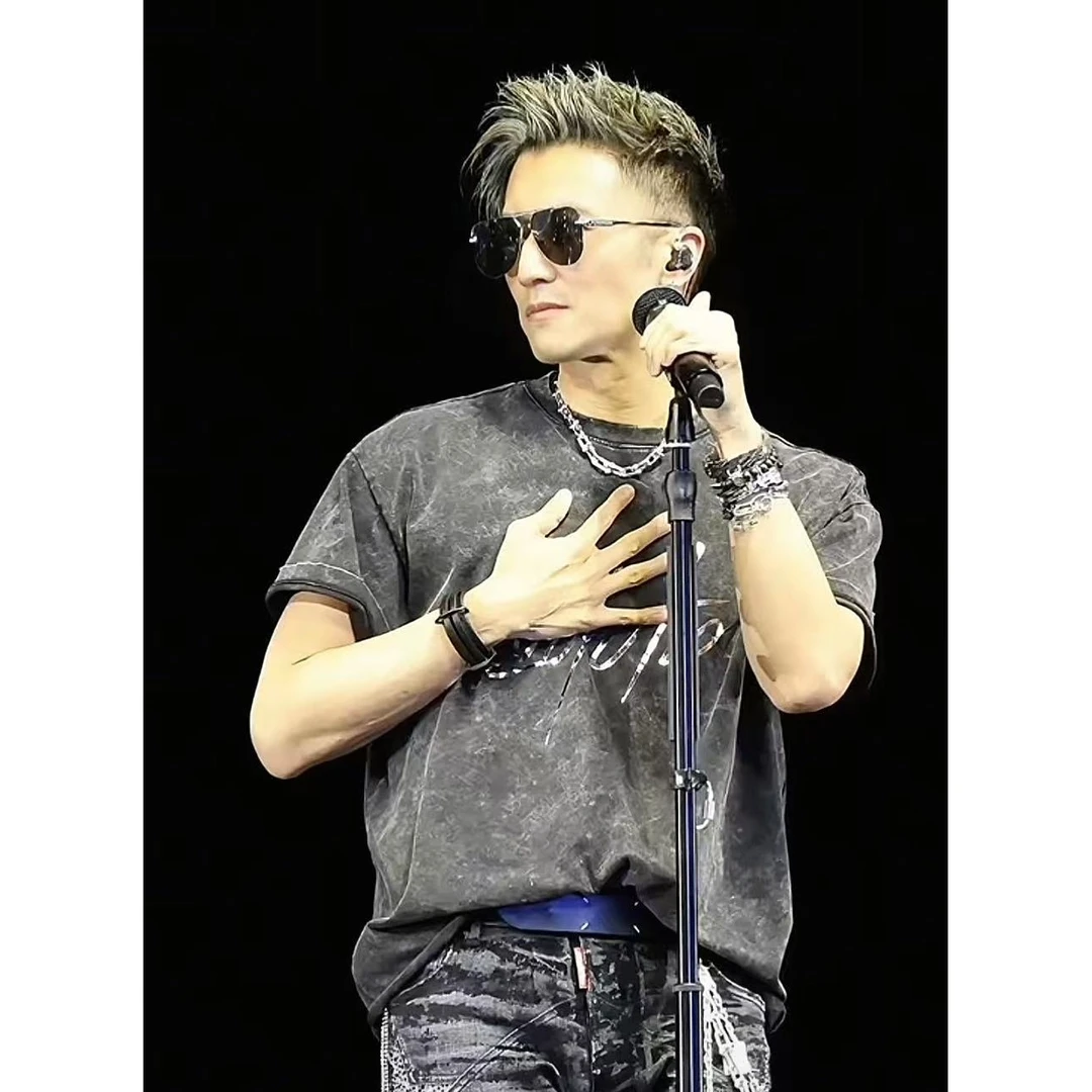 廷锋演唱会重磅棉2025夏季短袖T恤-Q(BDA49-chen)6731