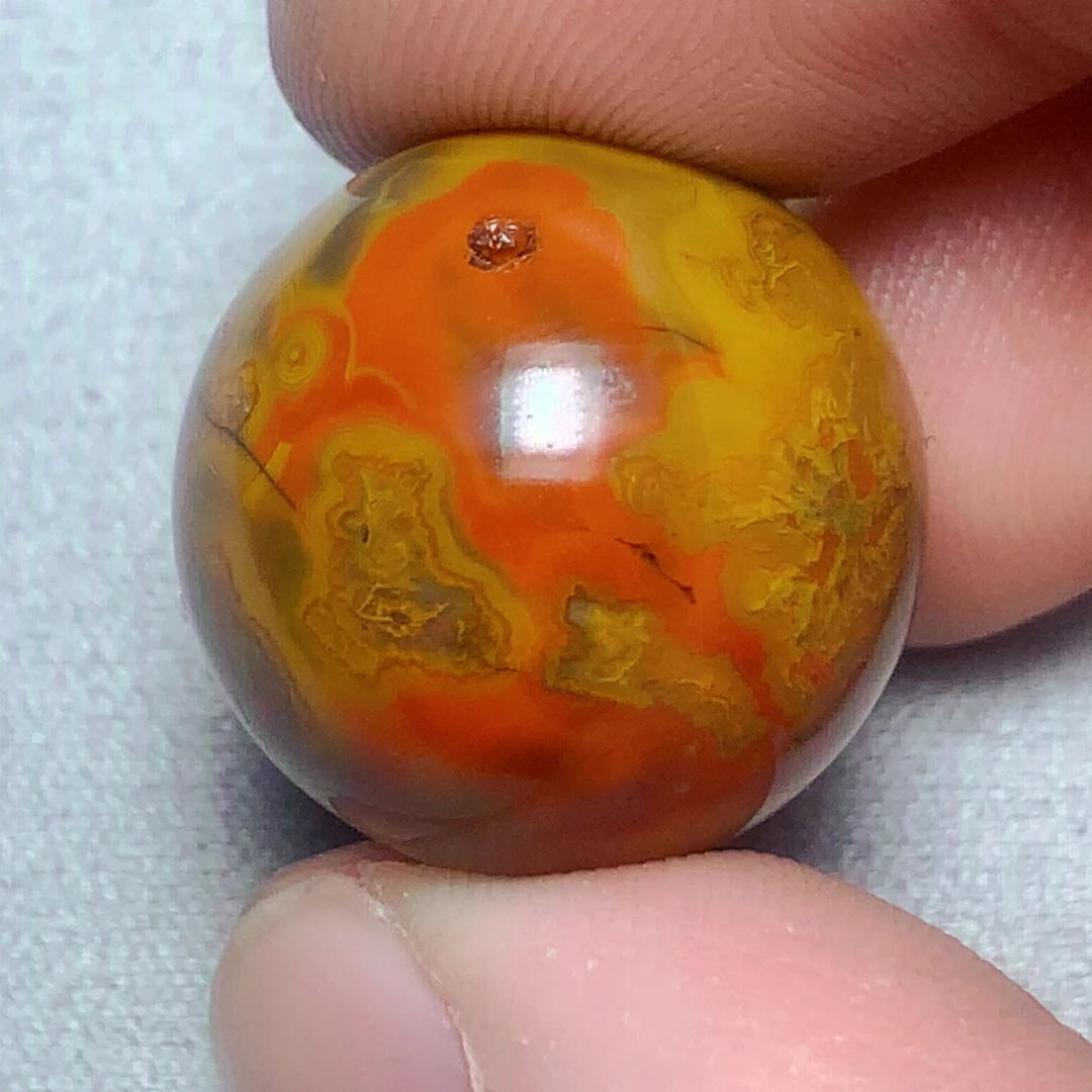 祥***9玛瑙/玉髓未镶嵌战国红