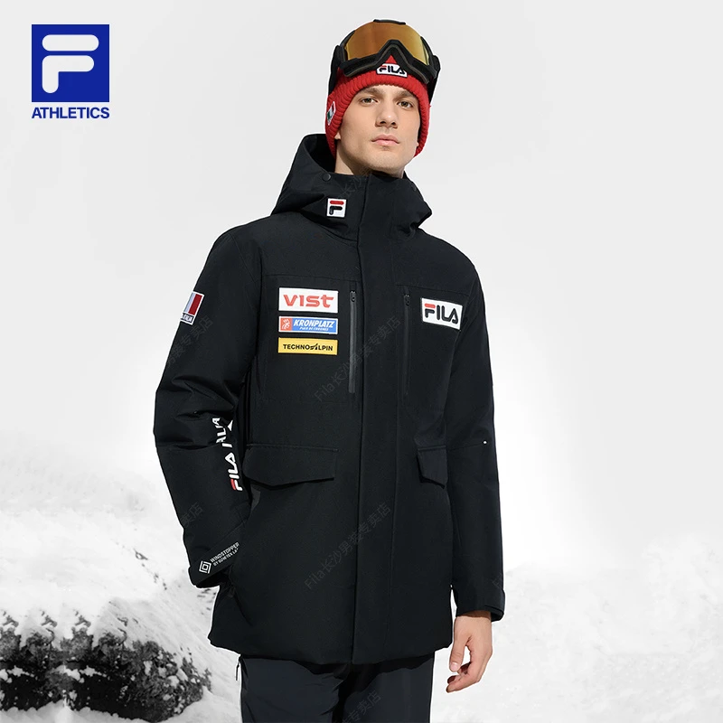 Fila/斐乐男款【五方联名鹅绒服】冬季运动户外滑雪外套A11M446907F