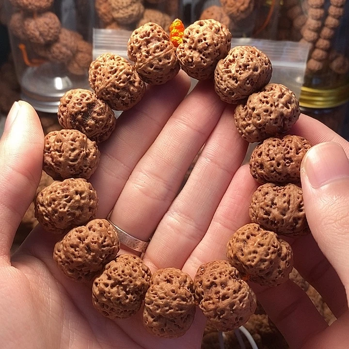 洗***睡手串金刚菩提22五星蜂王超头