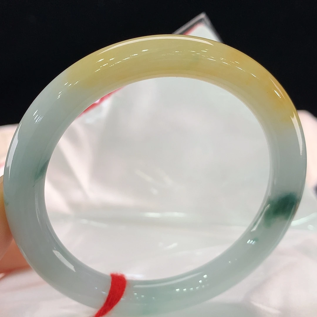 翡翠未镶嵌手镯0100