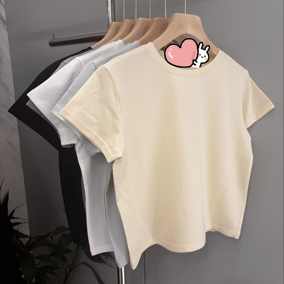 【慧姐韩国正品】2025春夏新ab短款短袖T恤/N0退N0换