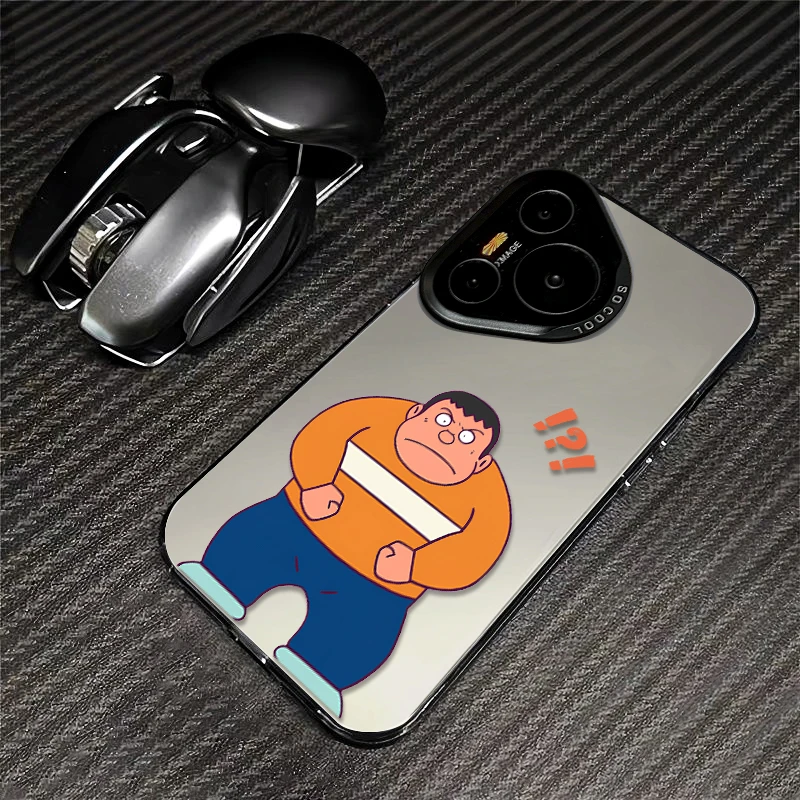 生气胖虎适用华为Pura70手机壳创意mate60/50Pro荣耀vivo全包防摔