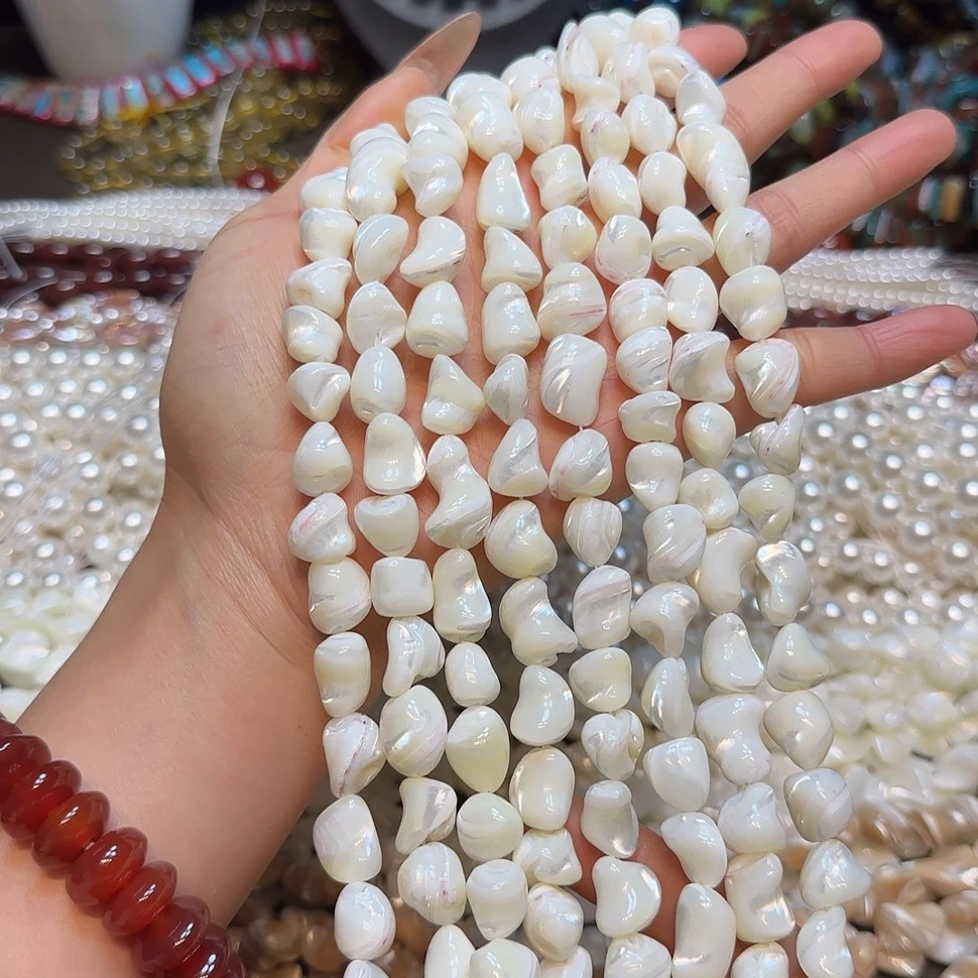 玛瑙/玉髓未镶嵌珠宝半成品随行马蹄螺13mm一条