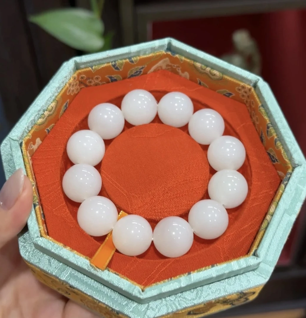 手链 脂白大手串 卡18mm大尺寸 男女均可佩戴 拍一发一