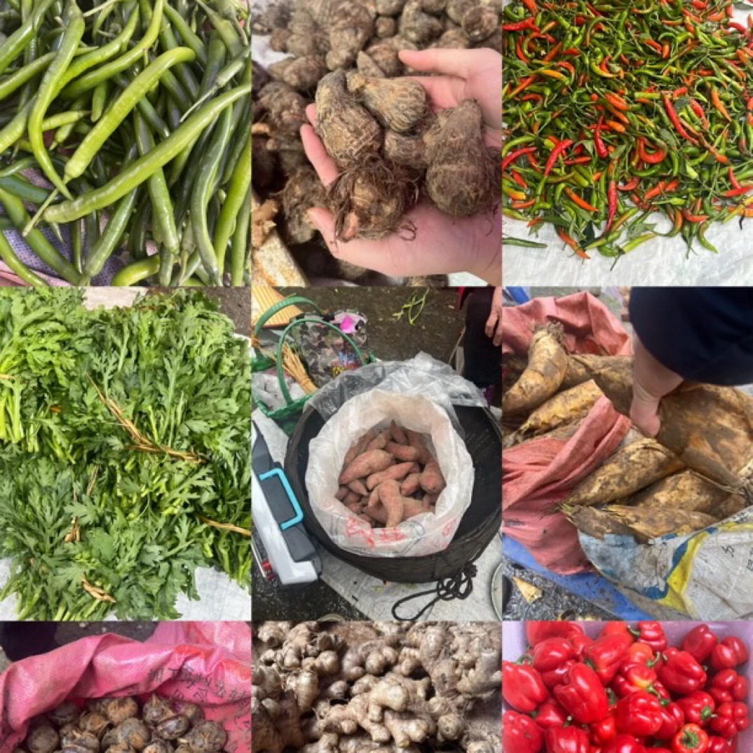 【现场收货】广西壮乡优选农家配送称重优品美味散装山货食用农产品