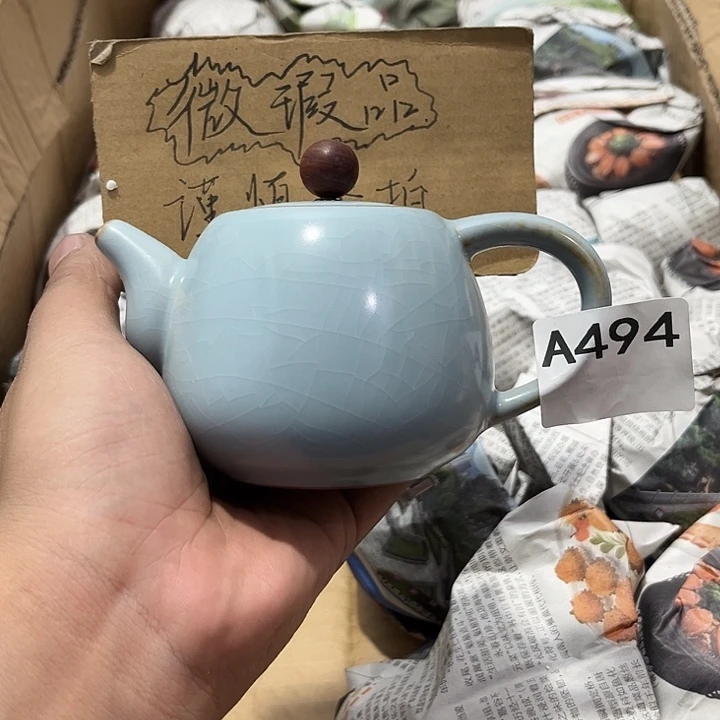瓷片茶摆件工艺品摆件666