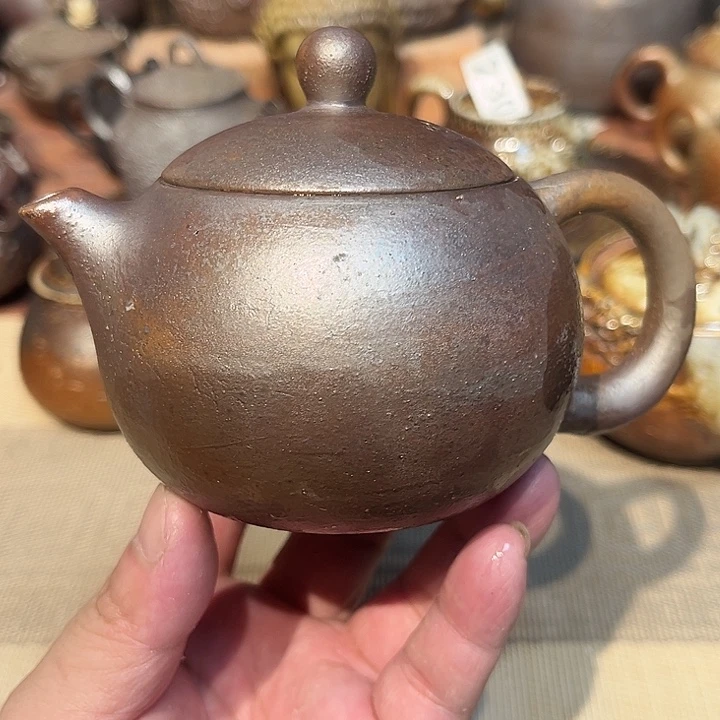 摆件柴烧裸烧茶具放漏239