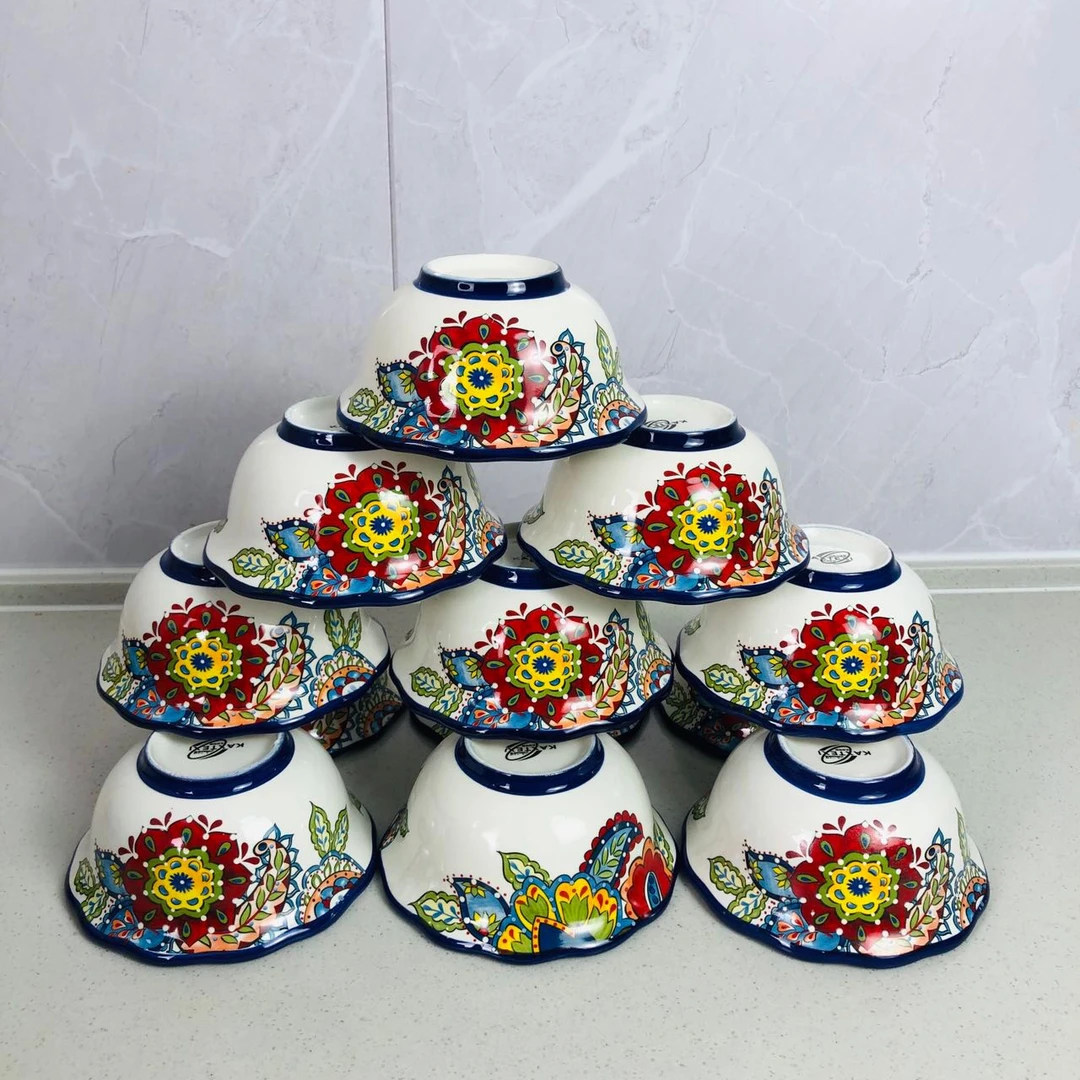 【新疆包邮】kelin badamgul qina 12个奶茶碗网红高档家用大碗