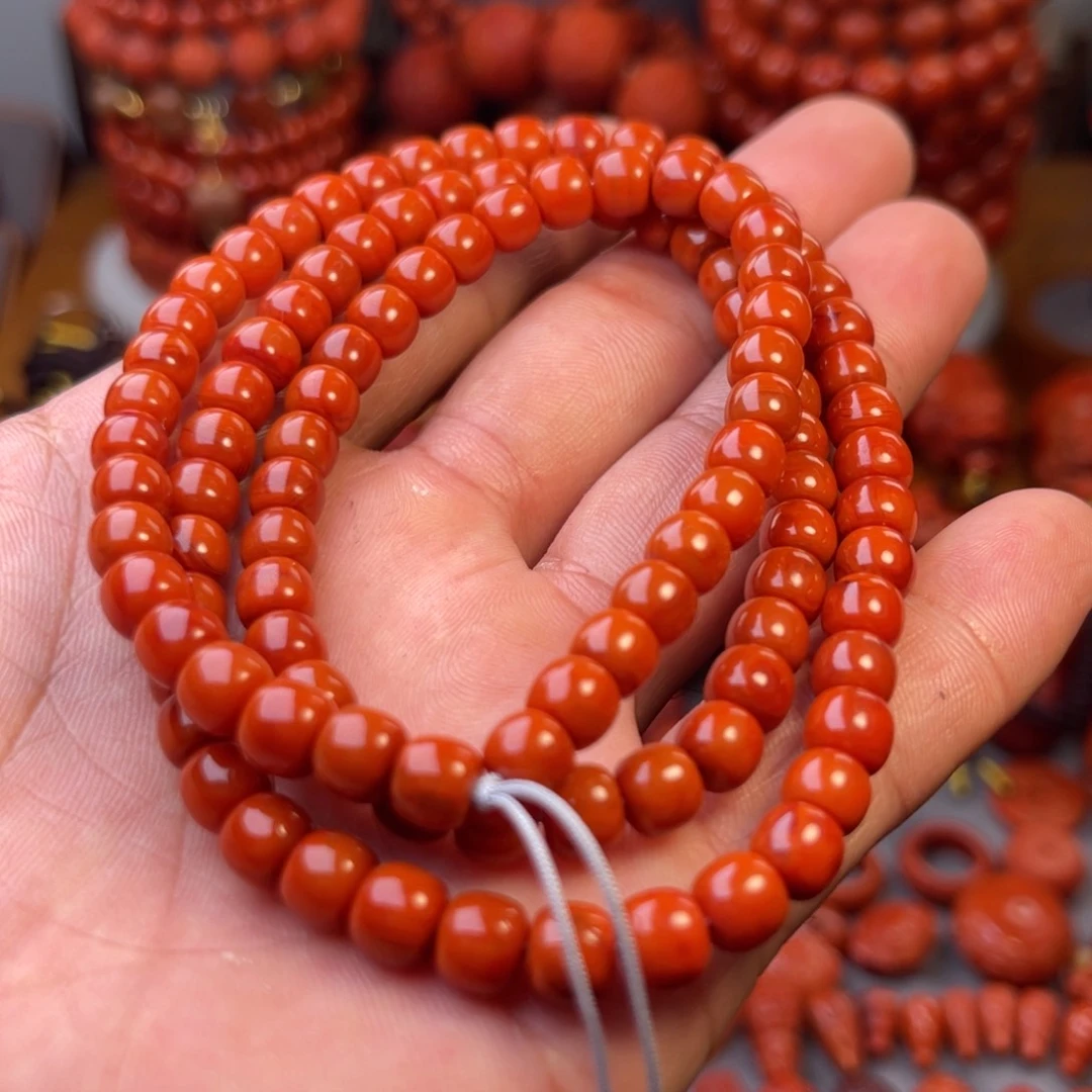 南红玛瑙瓦西精工老型108宽6mm➕未镶嵌