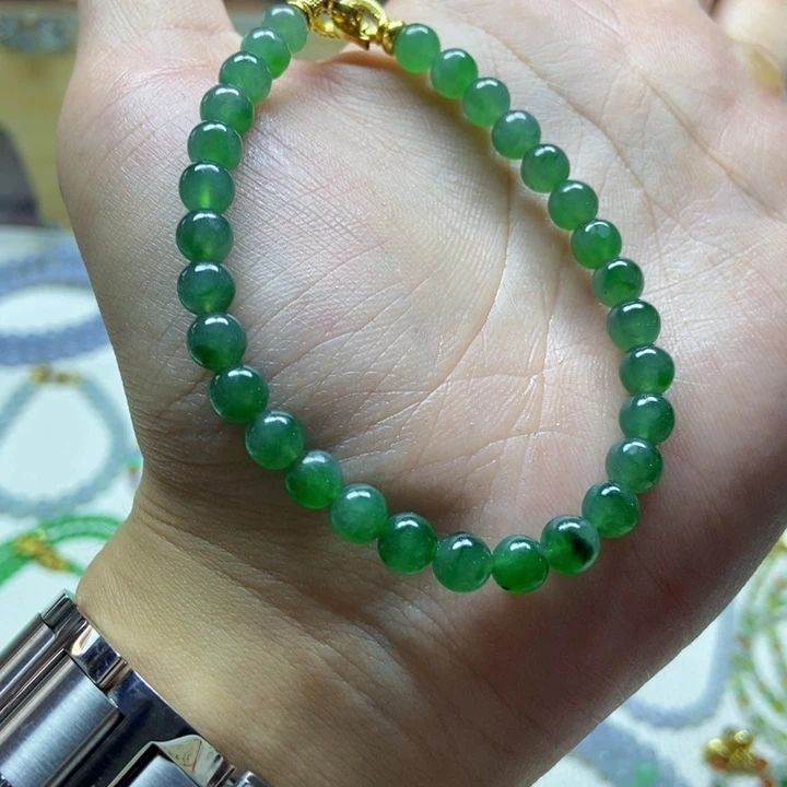 定制翡翠未镶嵌缅甸翡翠A货卡6.4