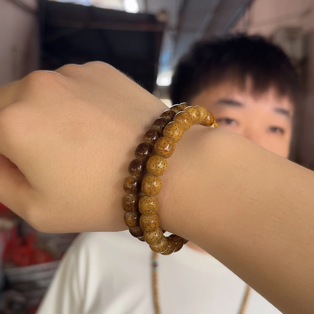 星月菩提手串只做星月干磨