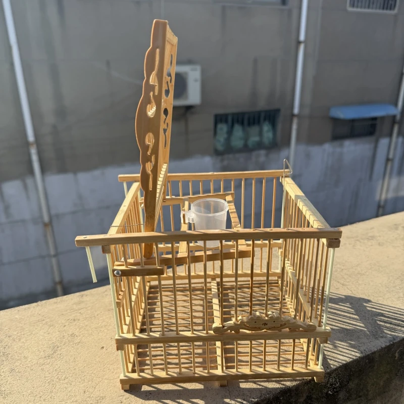 竹子小型正方机关笼