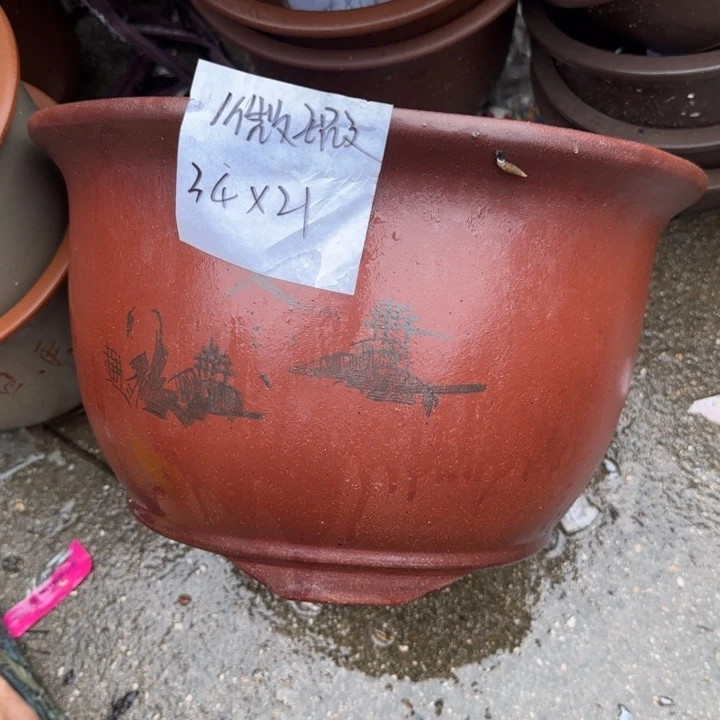 紫砂花盆特价商品