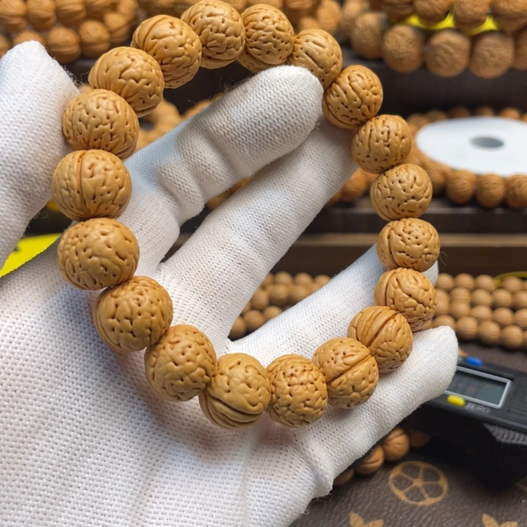 手串桃核执****梦金丹精品