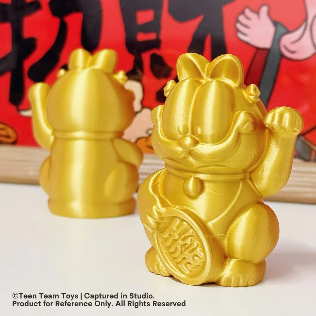 潮玩3D打印千万两加菲猫装饰办公桌面小摆件女生可车载手办装饰