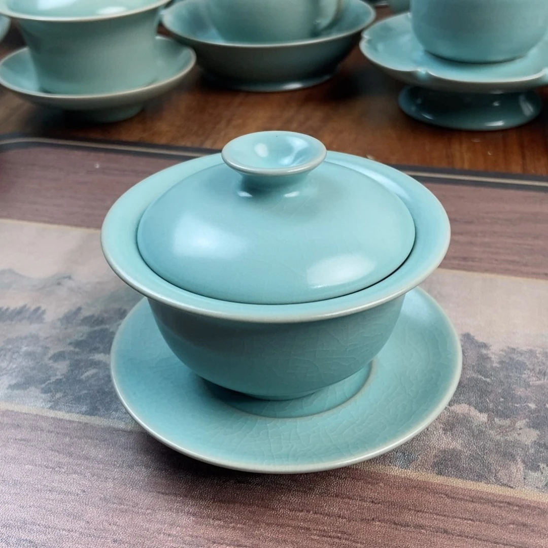 摆件原产地原矿汝瓷～茶器