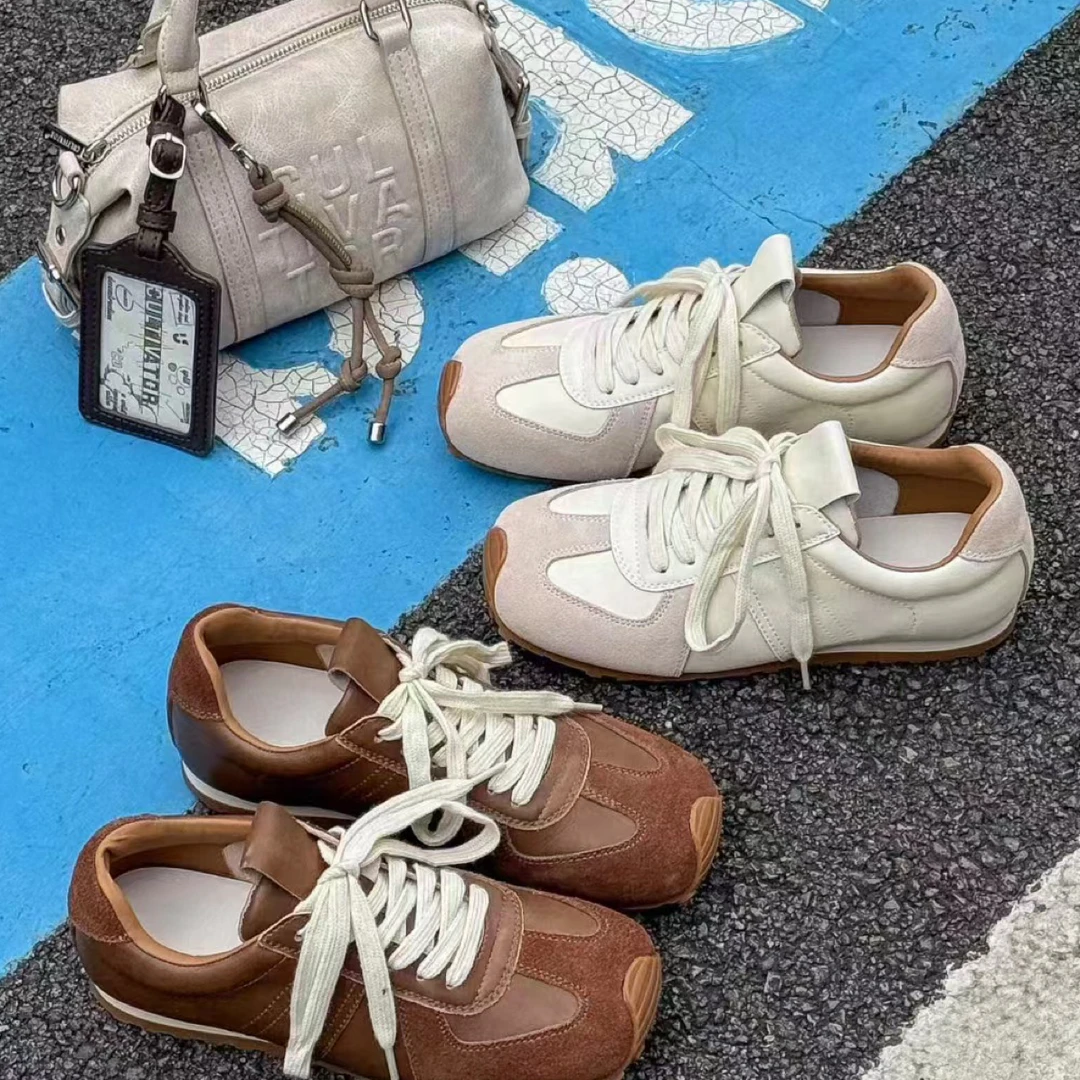 2025夏百搭舒适柔软德迅鞋平底女潮鞋休闲鞋板鞋时尚