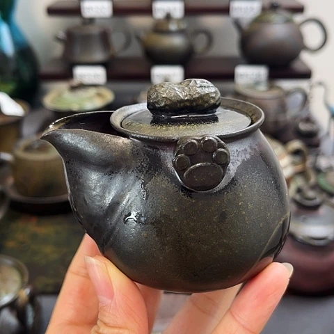 上***谷茶盏景德柴烧茶具-纯手工茶具