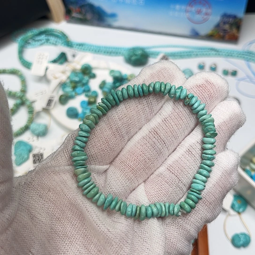 绿松石未镶嵌珠宝半成品