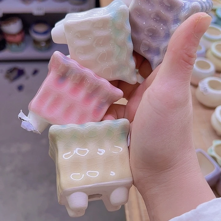 红陶陶瓷花盆当场满12包邮