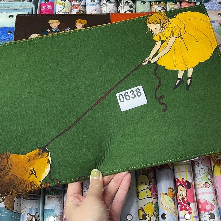 织绣A5活页不送纸0638