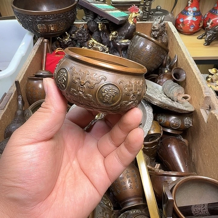 铜器办公室茶室摆件