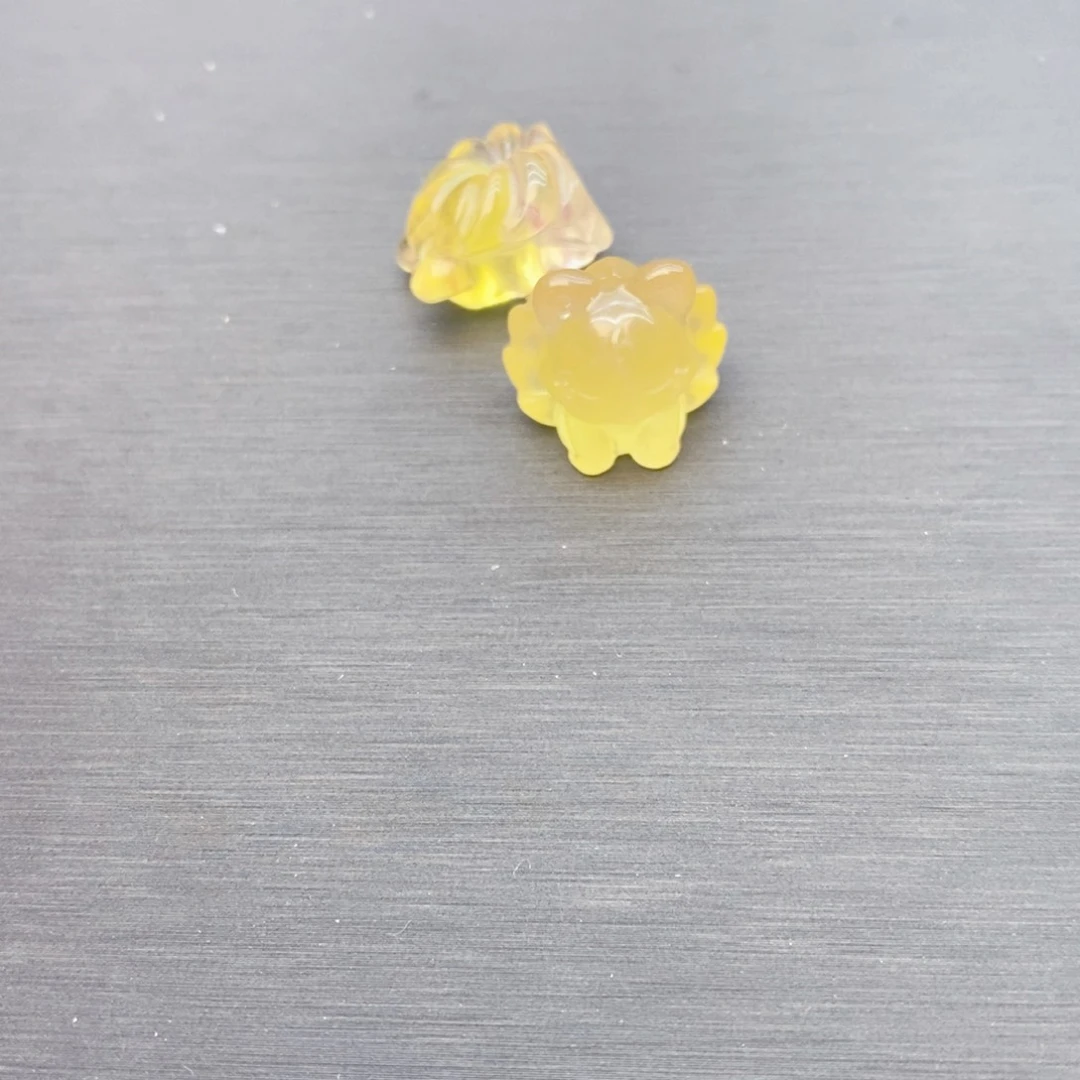 水晶手串未镶嵌15荧石狐狸