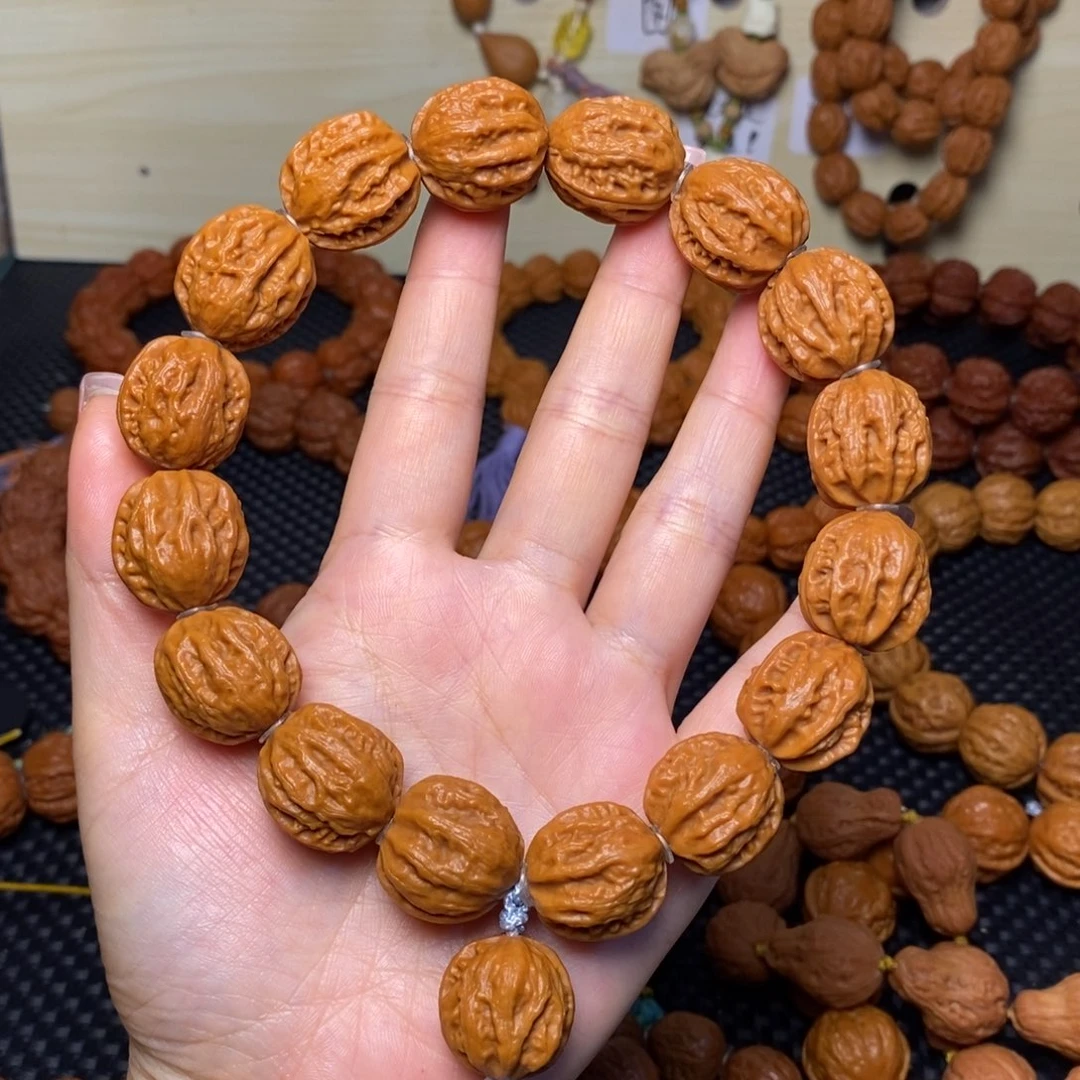 貳***頭手串文玩核桃八棱方墩