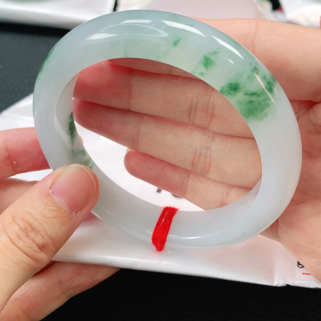 未镶嵌手镯翡翠缅甸58