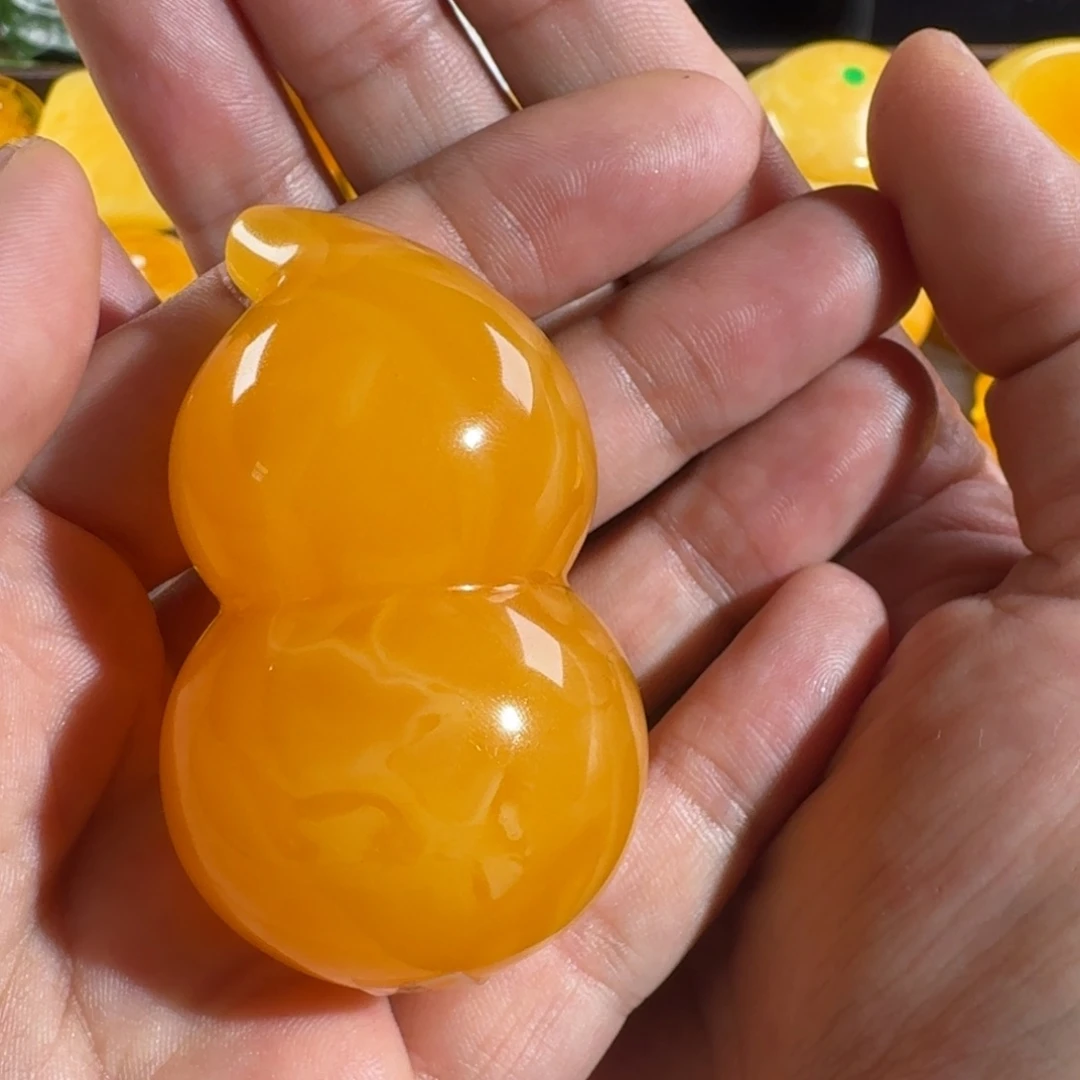 蜜蜡毛衣链未镶嵌