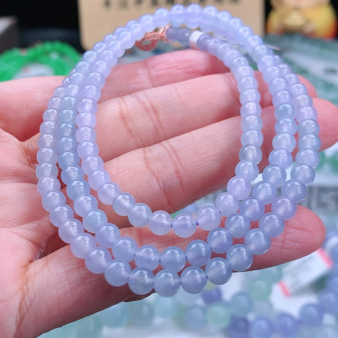 翡翠手链未镶嵌卡4.7mm