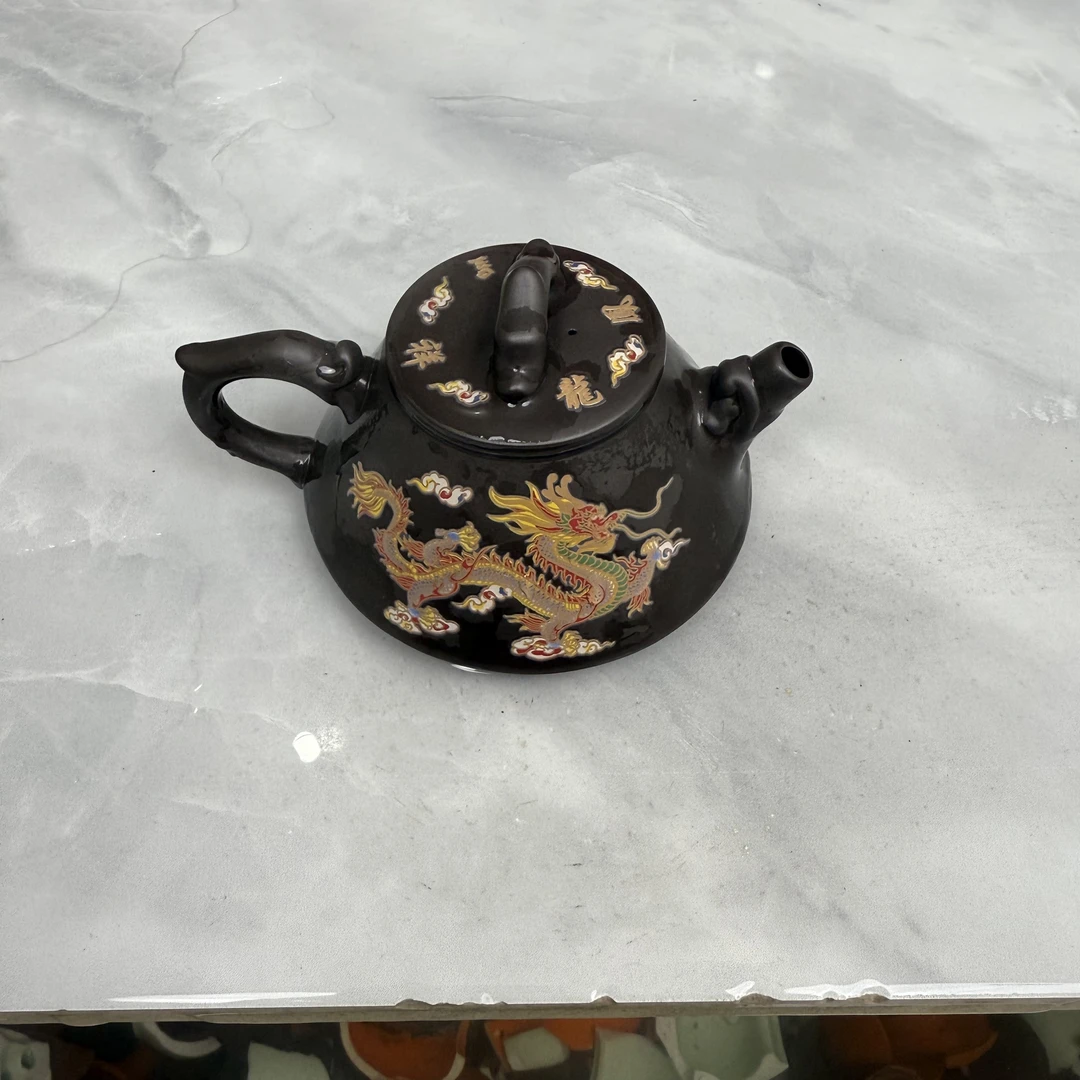 石瓢壶 深井老紫泥风云变色W1