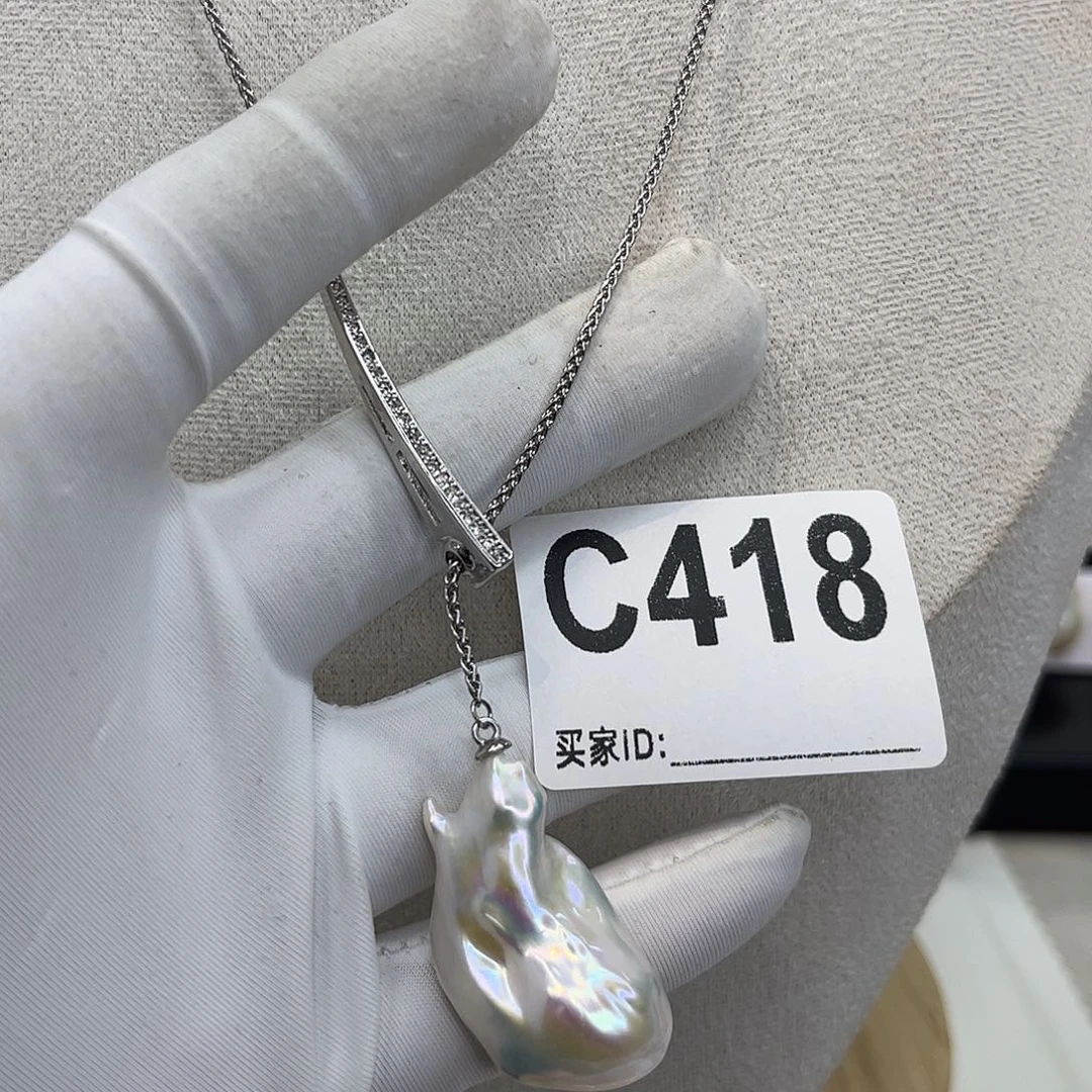 合金颈饰淡水珍珠