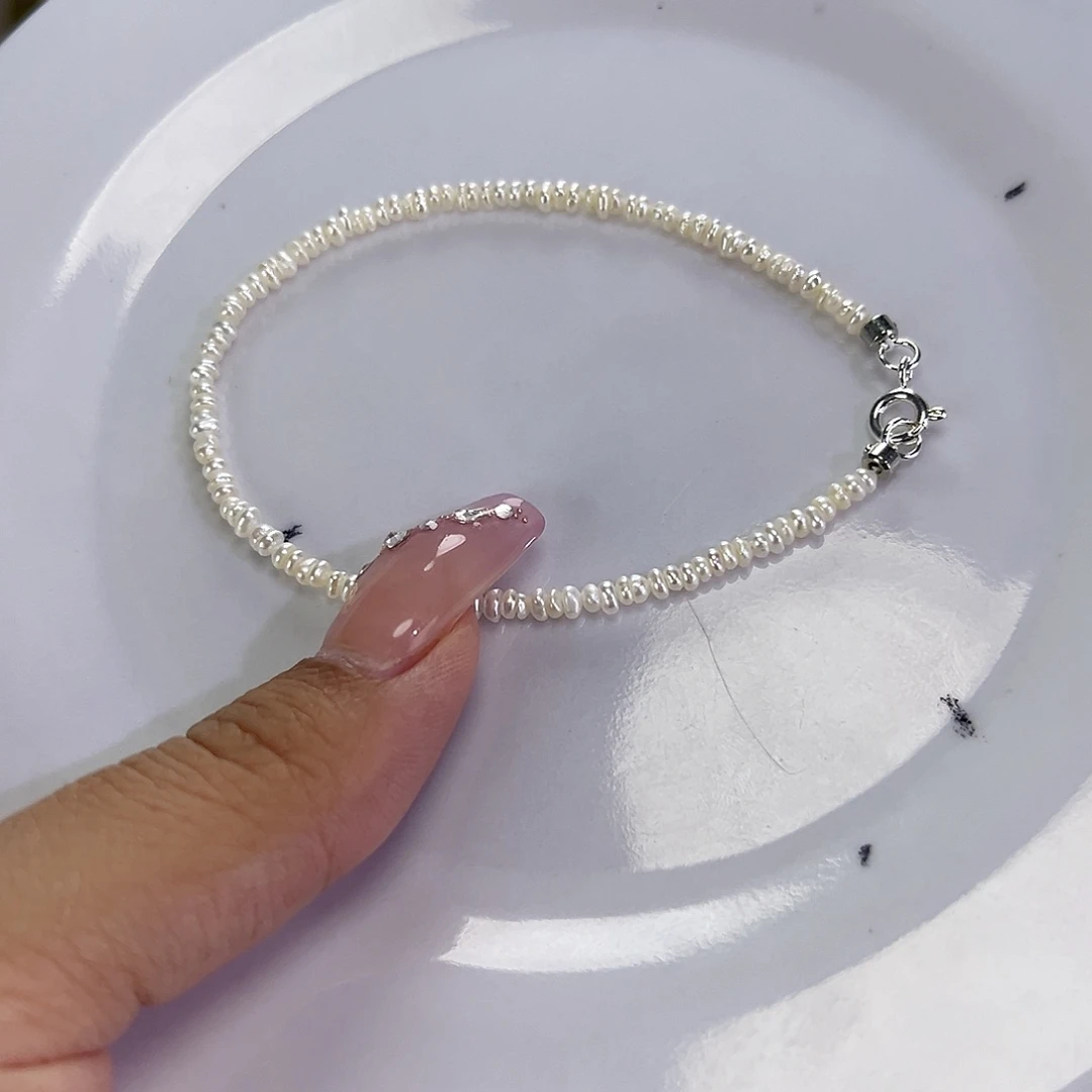 钛钢手绳淡水珍珠