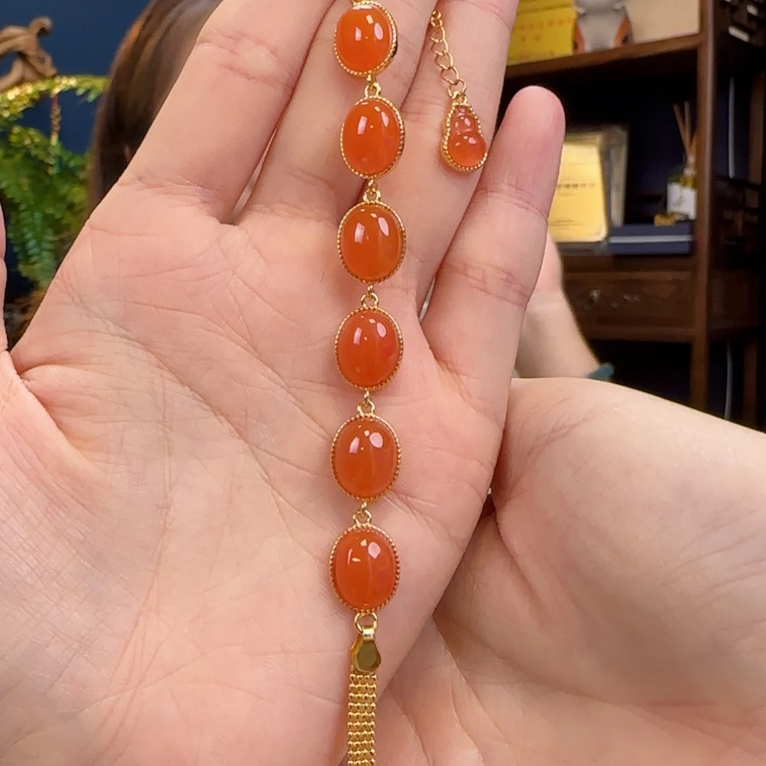 手链未镶嵌南红玛瑙