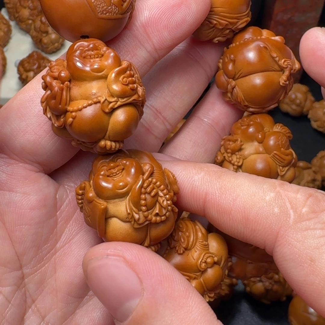 彡***哥橄榄核手串/手链弥勒